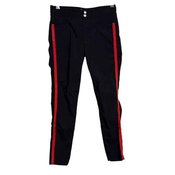 Anatomie Luisa Stripe Pants Womens Small Black Travel Stretch Lightweight 26" - Picture 1 of 12